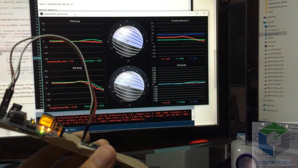 Arduino GY 80 kalmanfilter